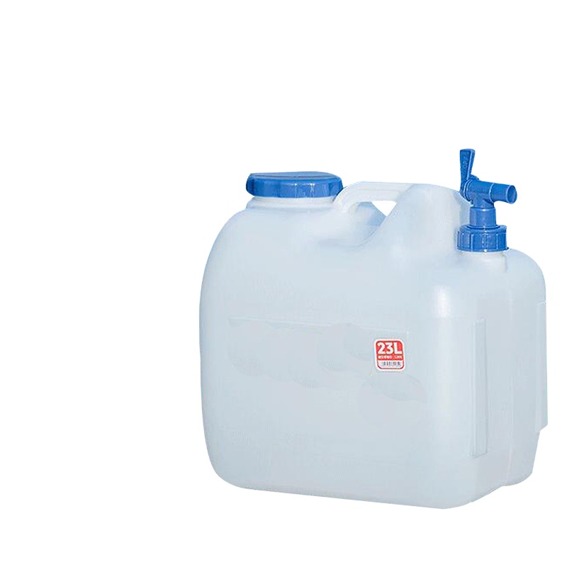 23L Plastic cooler water container with tap 
